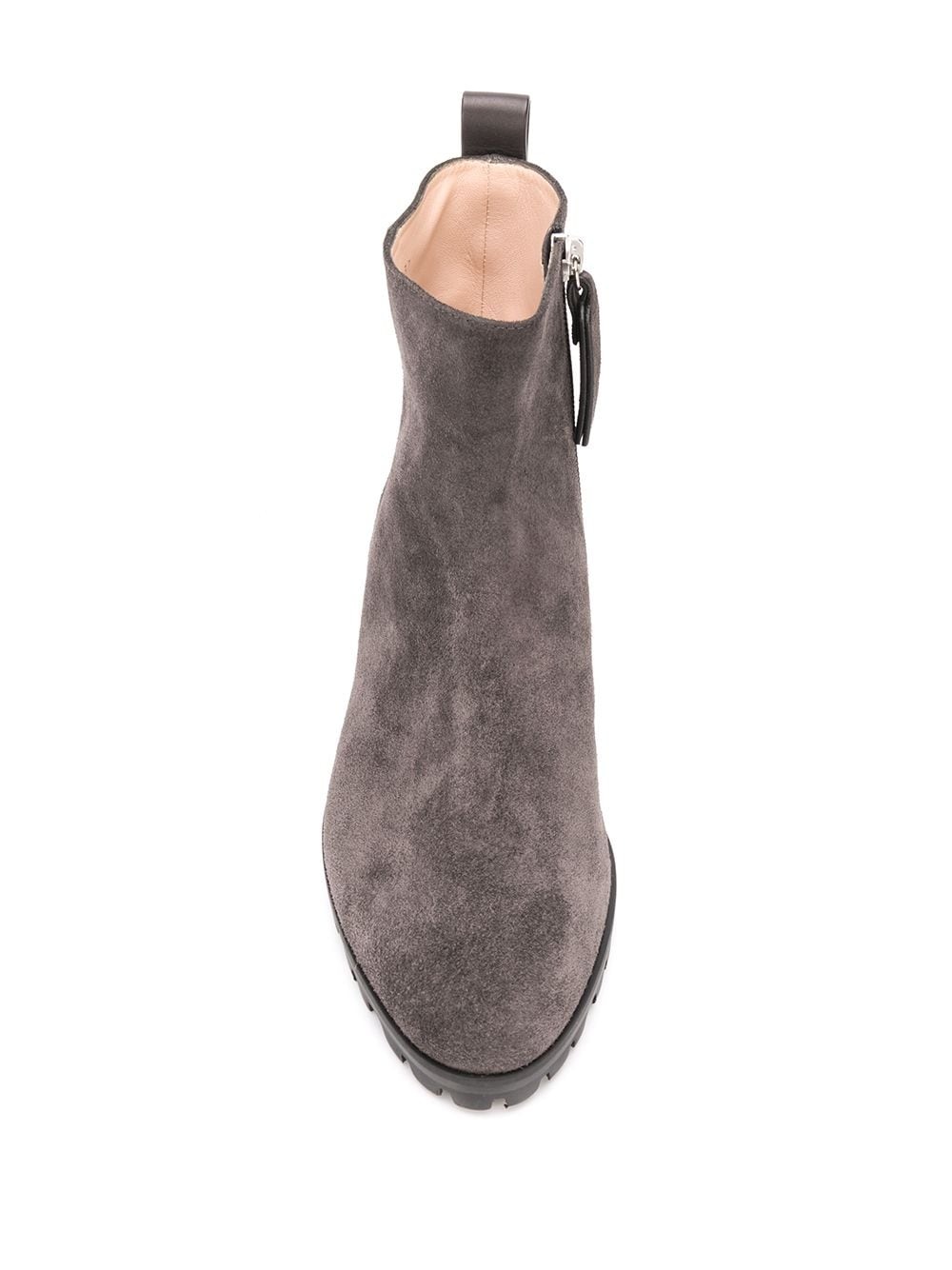 Riley flat suede ankle boots - 4