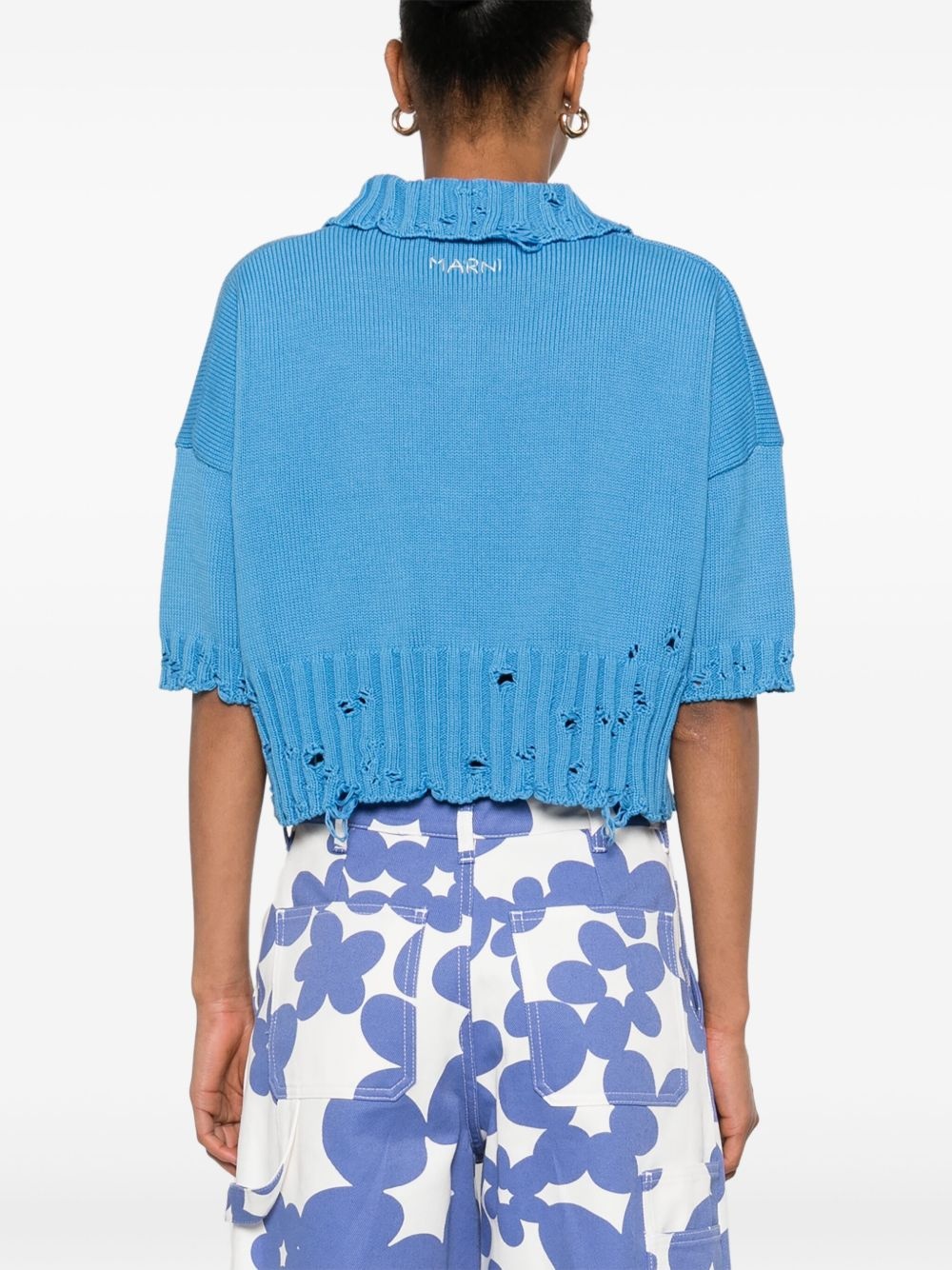 cotton polo top - 4