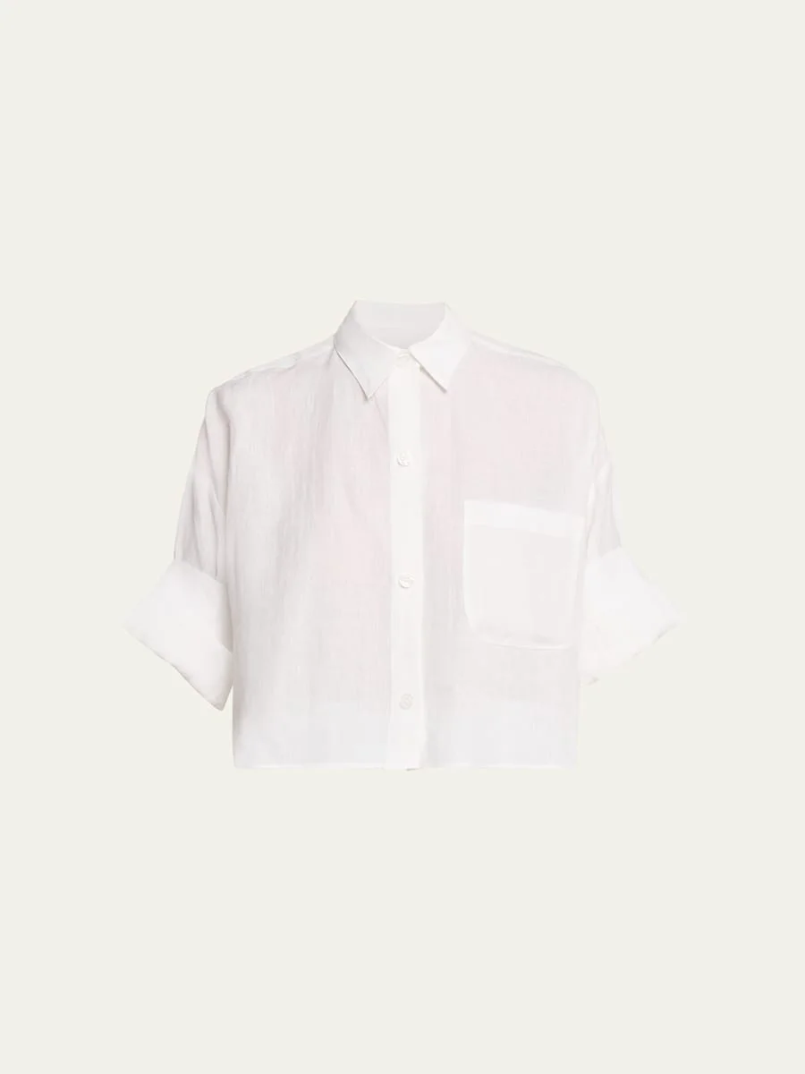 Next Ex Cropped Shirt - 1