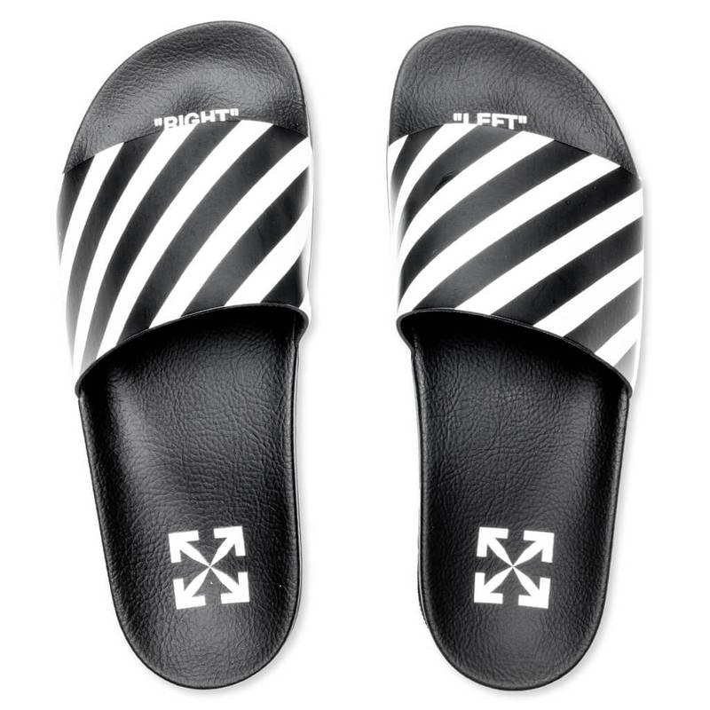 Off-White OFF-WHITE C/O VIRGIL ABLOH DIAG SLIDERS - BLACK/WHITE outlook