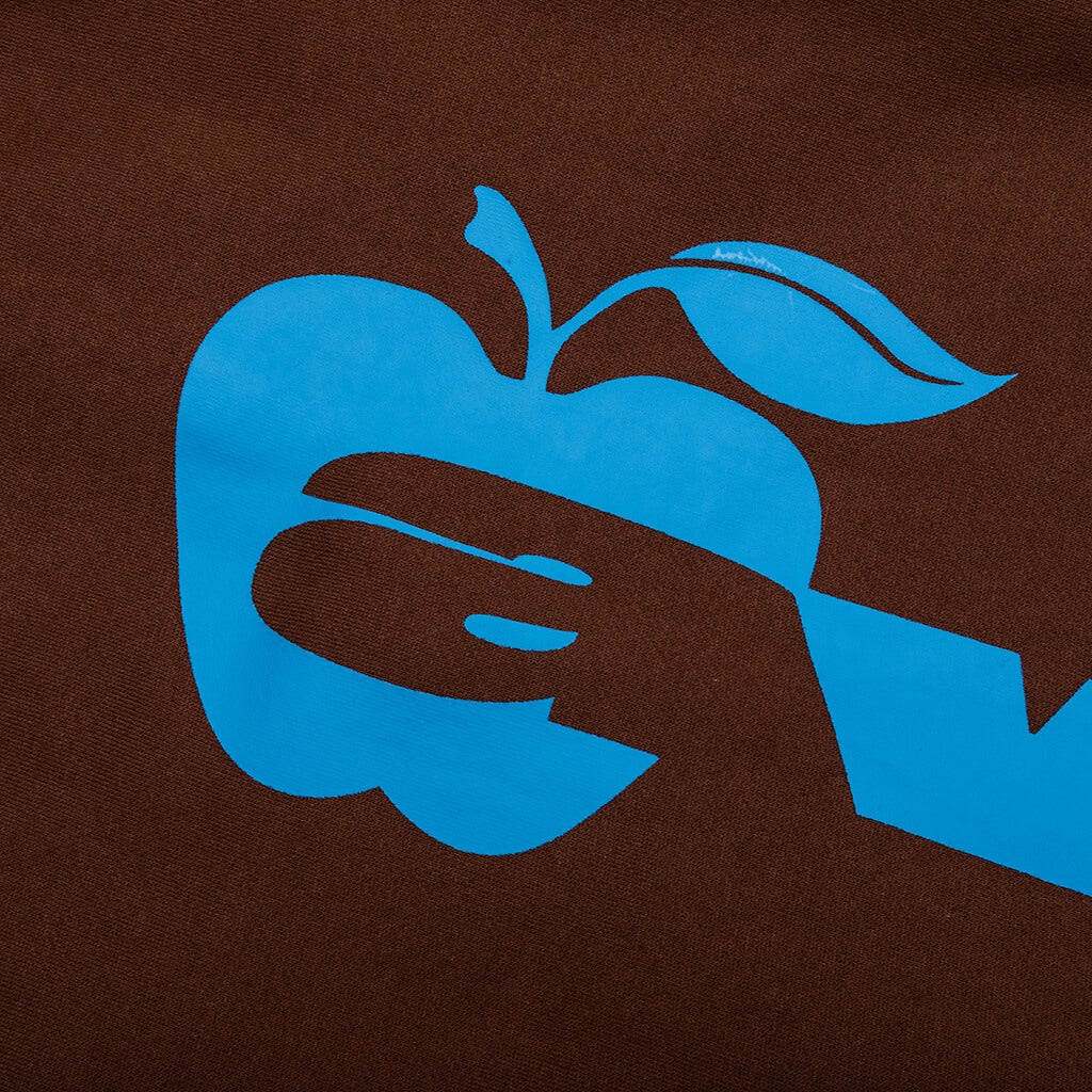 APPLE LOGO SWEATPANT - CHOCOLATE - 3