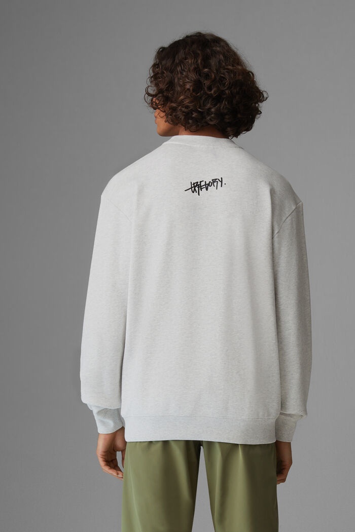 Hunt Sweatshirt in Light gray/Orange - 3