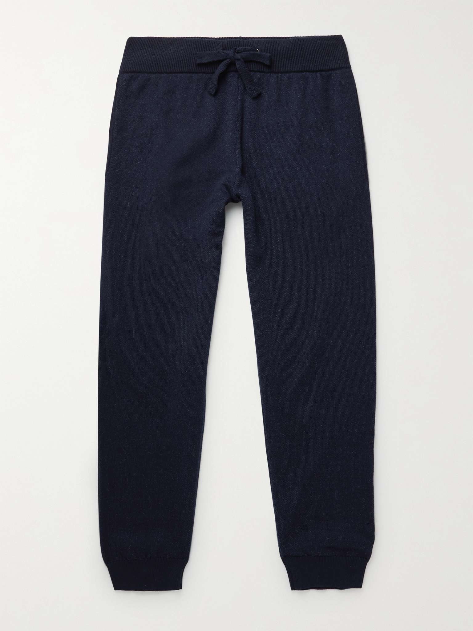 Tapered Cotton, Cashmere and Wool-Blend Sweatpants - 1