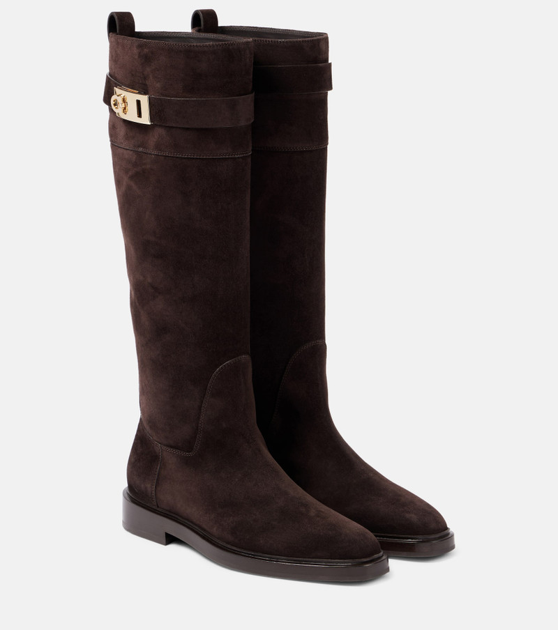 Hug suede knee-high boots 1