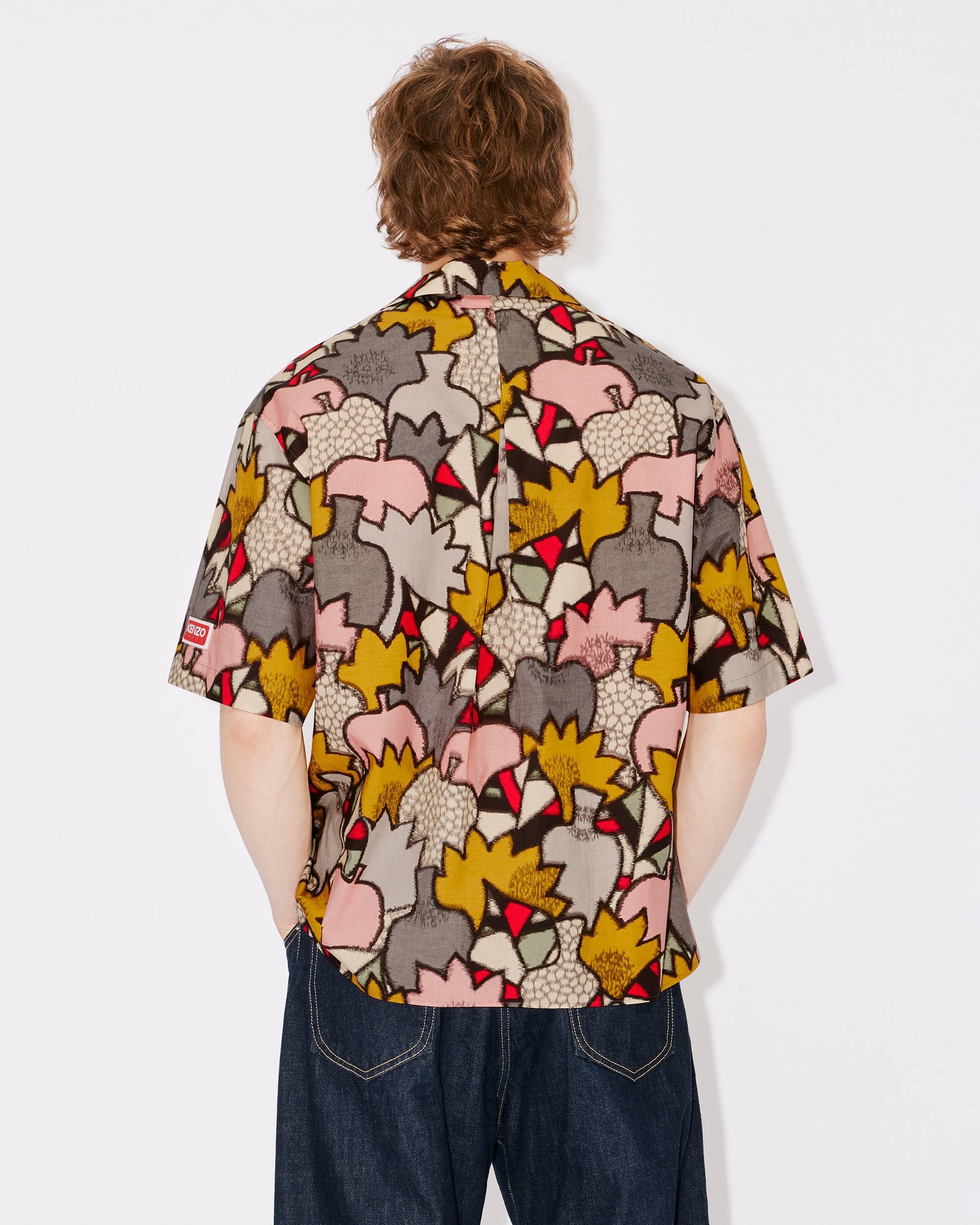 'KENZO Kimono Camo' Hawaiian shirt - 4