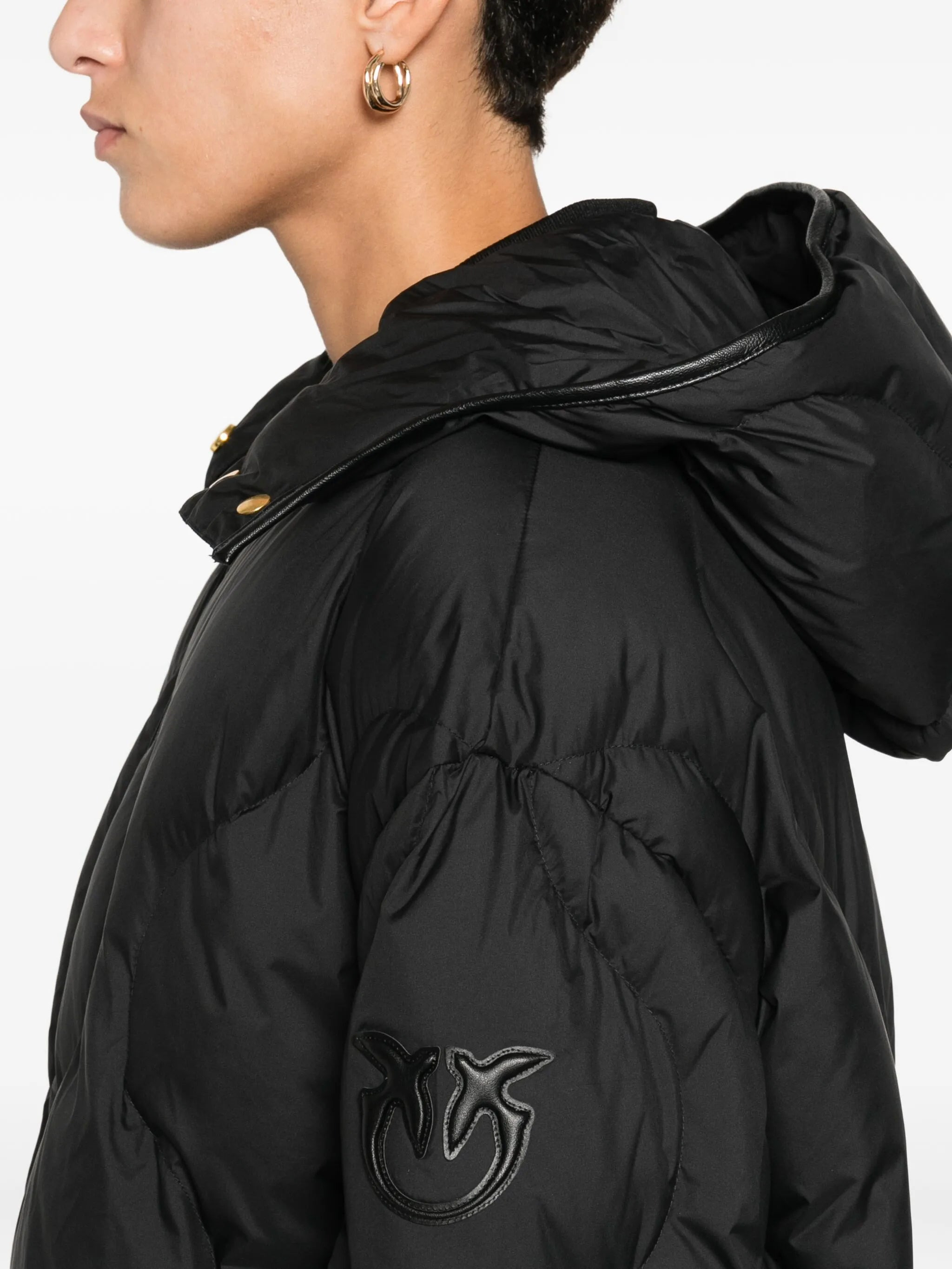 Pinko Quilted Hooded Jacket - 3