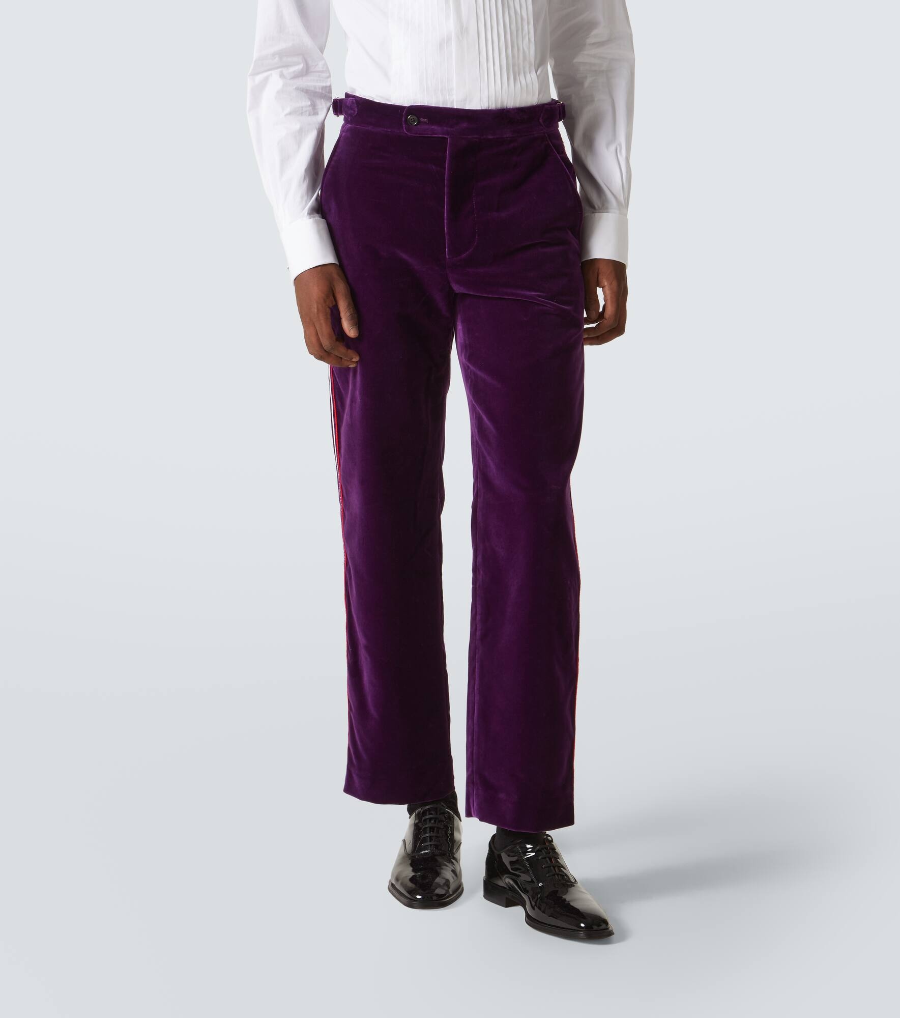 Showcase cotton velvet suit pants - 3