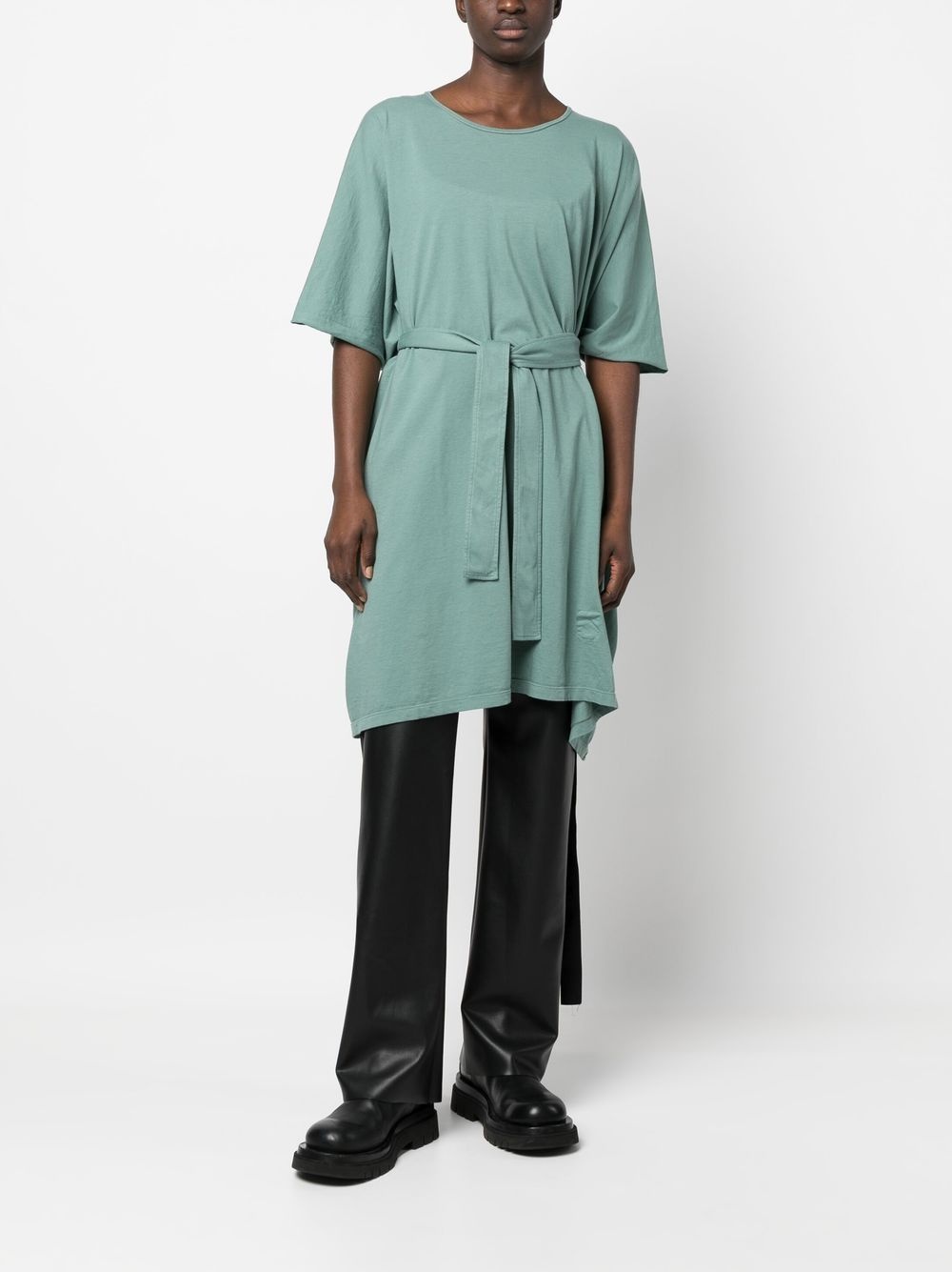 tie-front short-sleeved T-shirt - 6