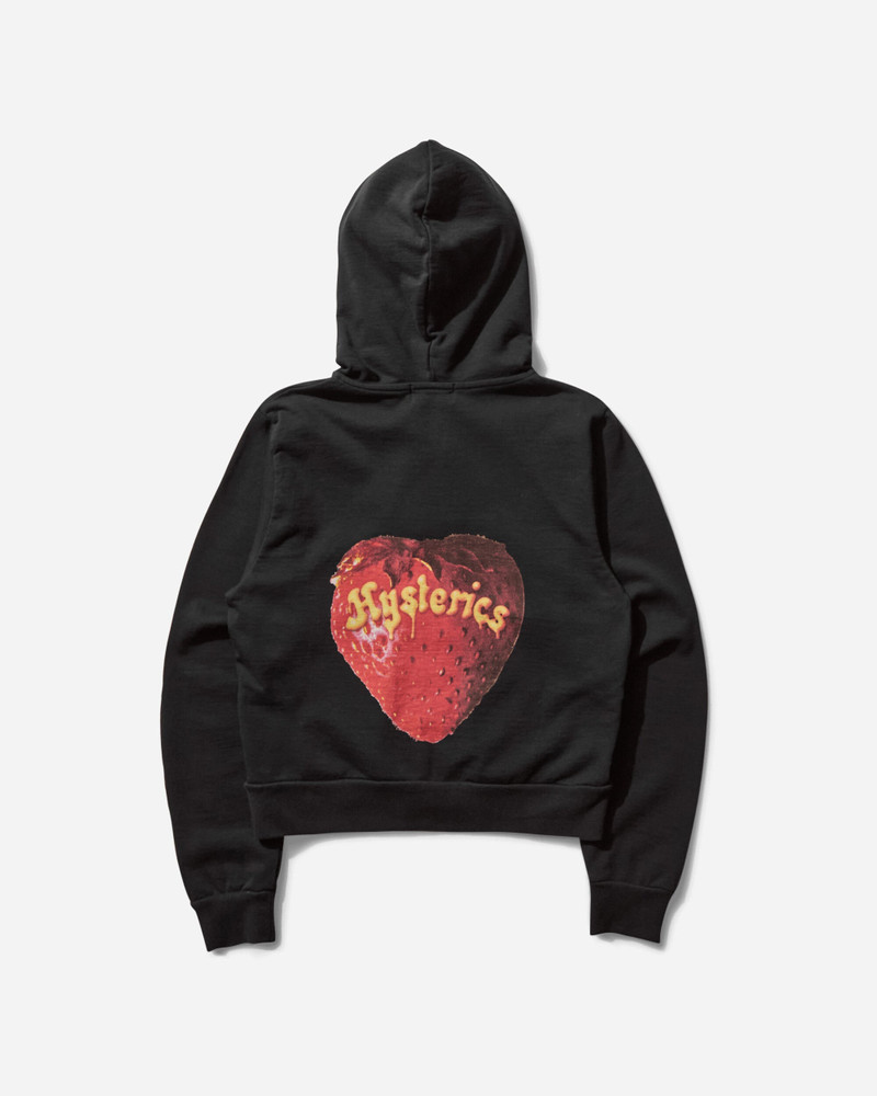 Hysteric Glamour Women's Skull Berry Zip Hoodie Black outlook