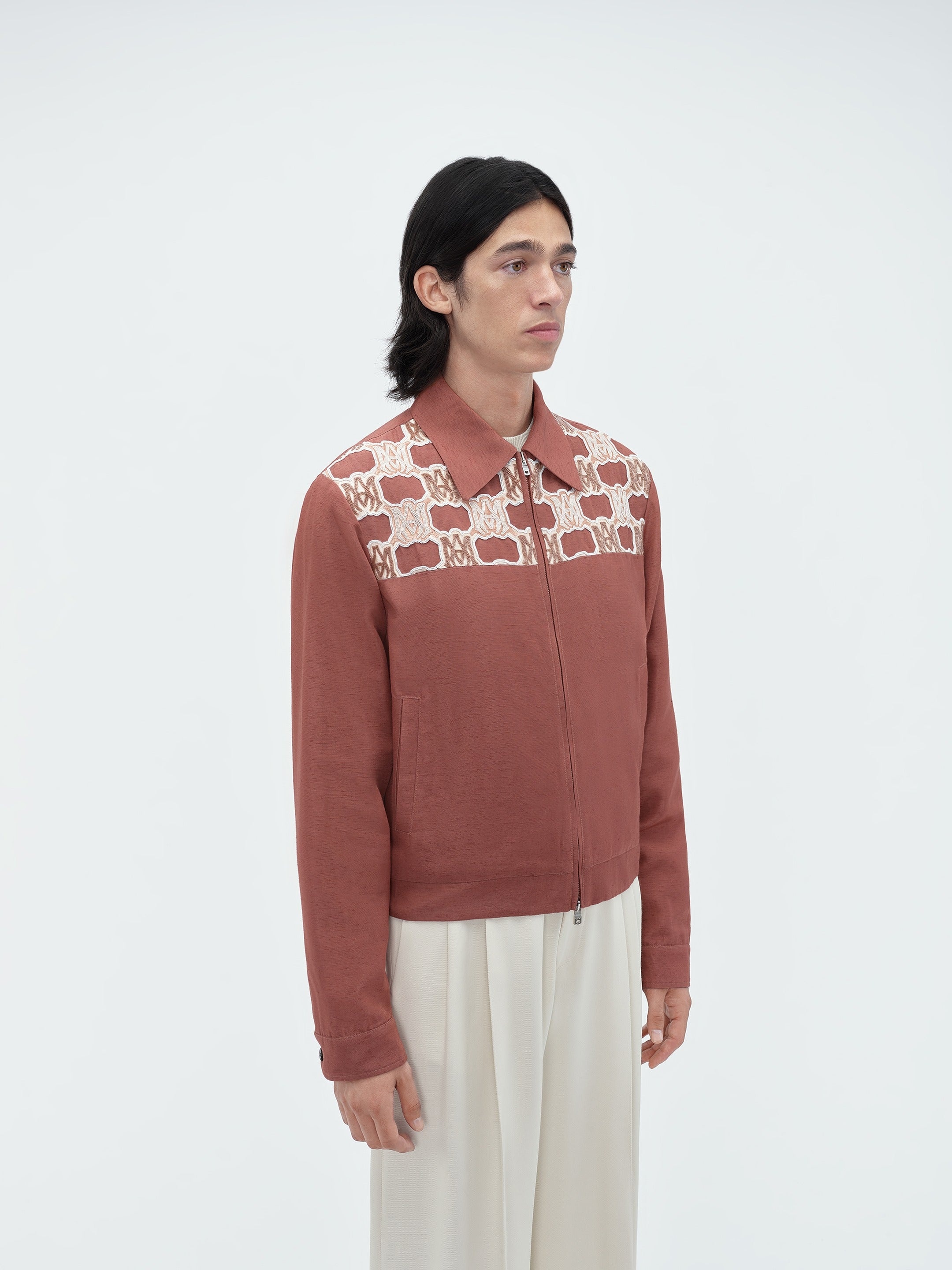 GLASS BEADED MA YOKE BLOUSON - 4