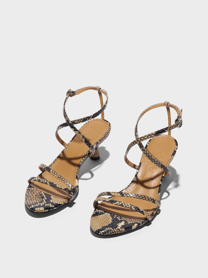 Maeve Leather Stiletto Sandals 3