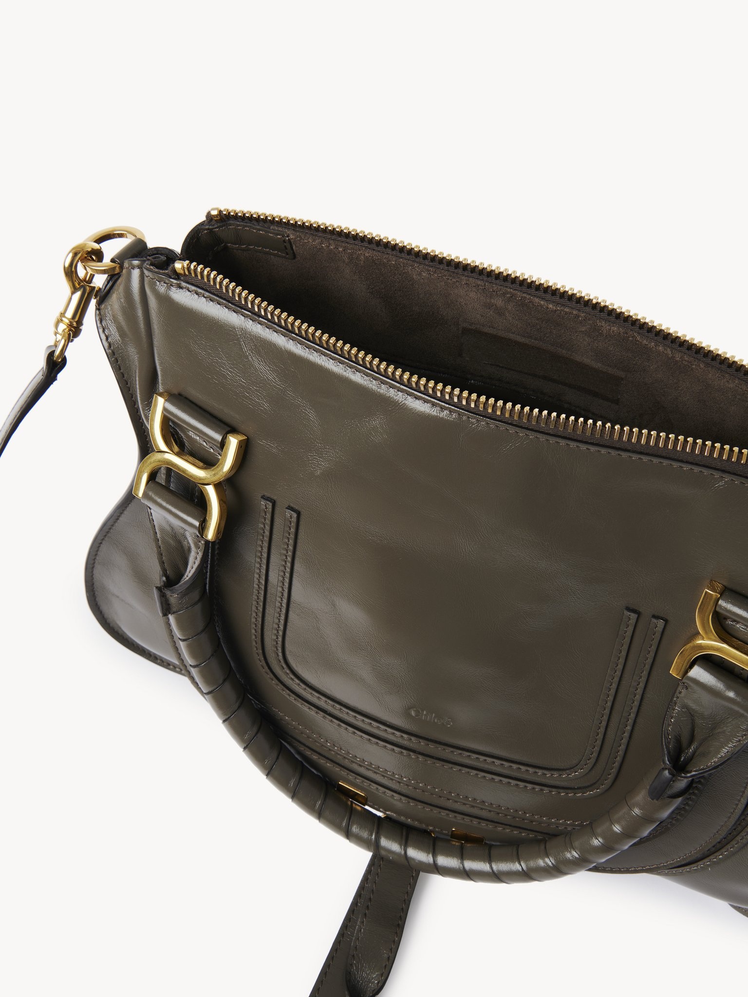MARCIE BAG IN SHINY LEATHER - 5