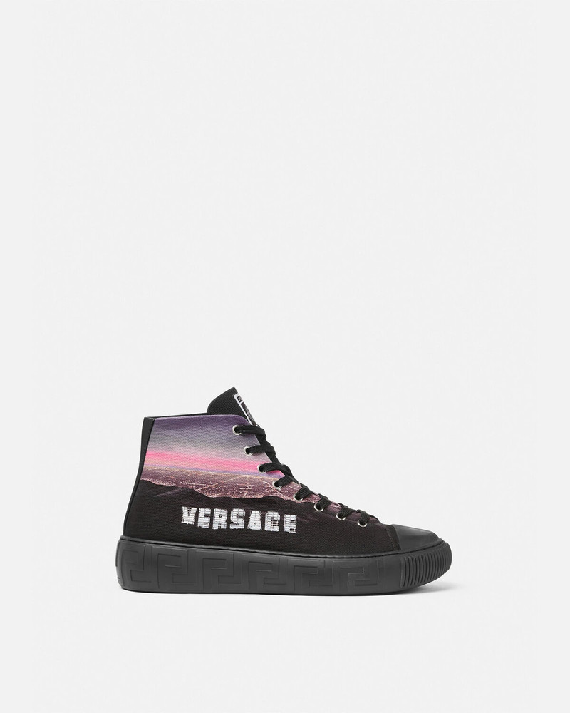 Versace Hills Greca High-Top Trainers 1