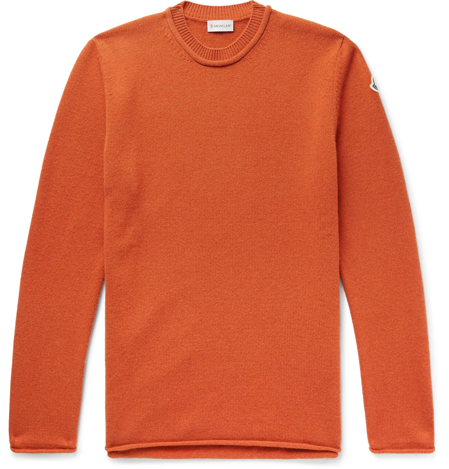 Logo-Appliquéd Wool and Cashmere-Blend Sweater - 1