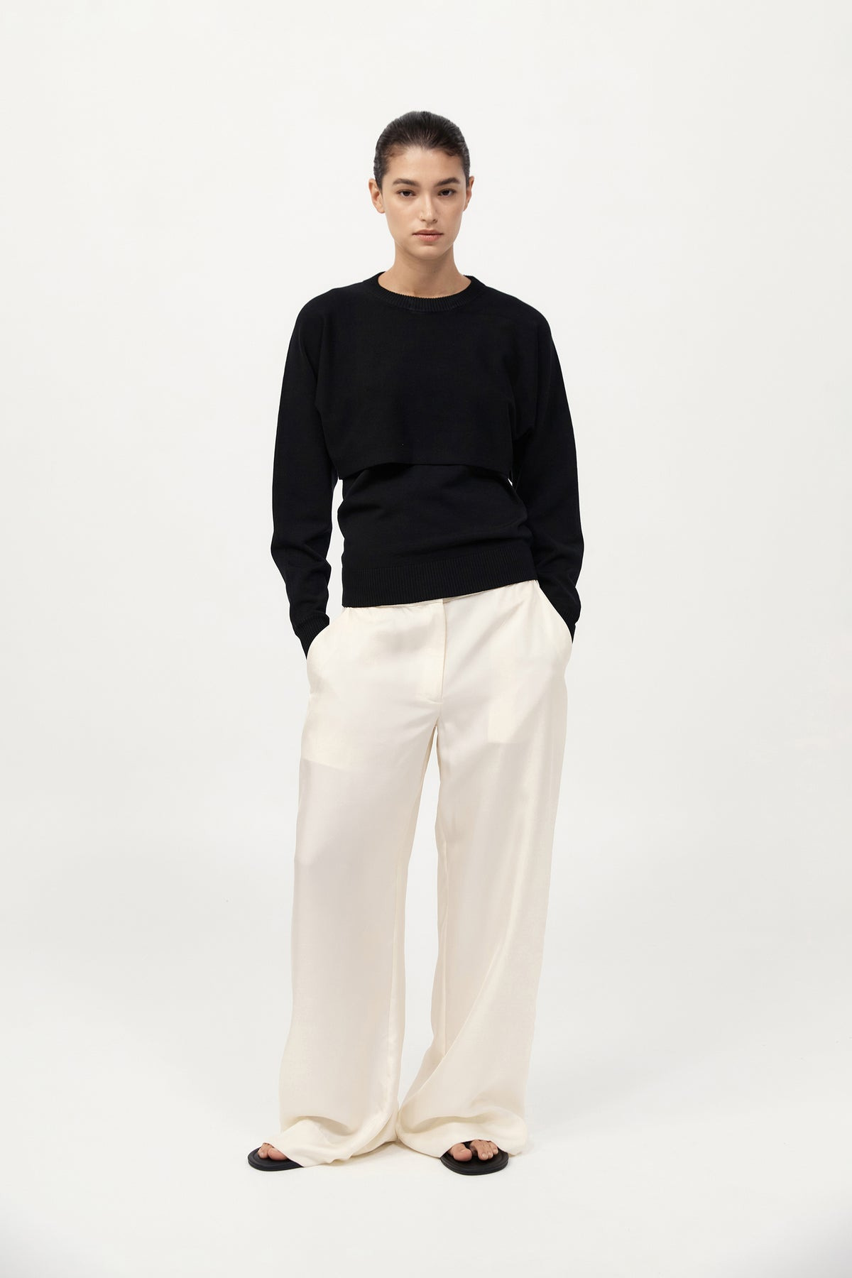Two Piece Jumper - Black - 8