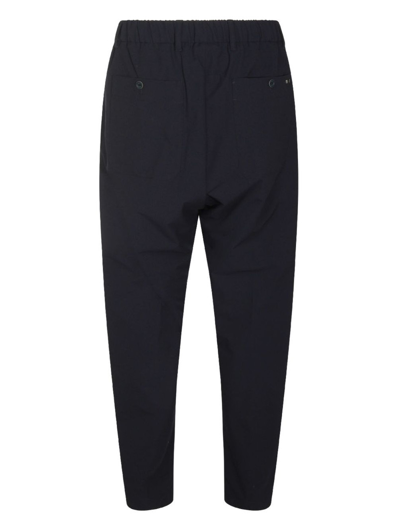 Herno pleated drawstring trousers outlook