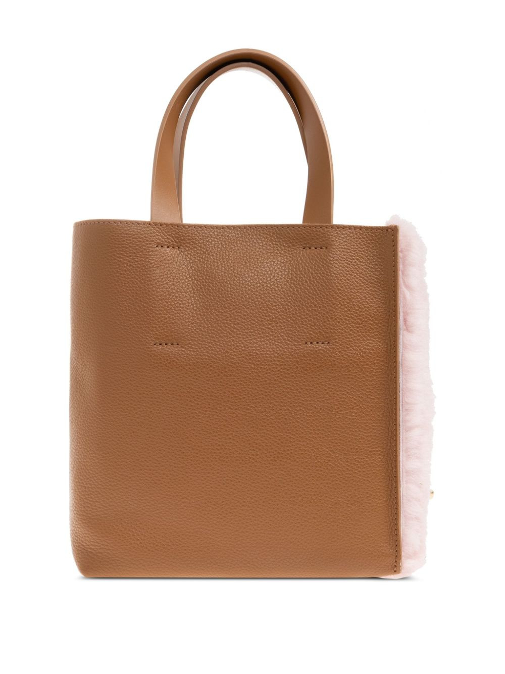 shearling tote bag - 3