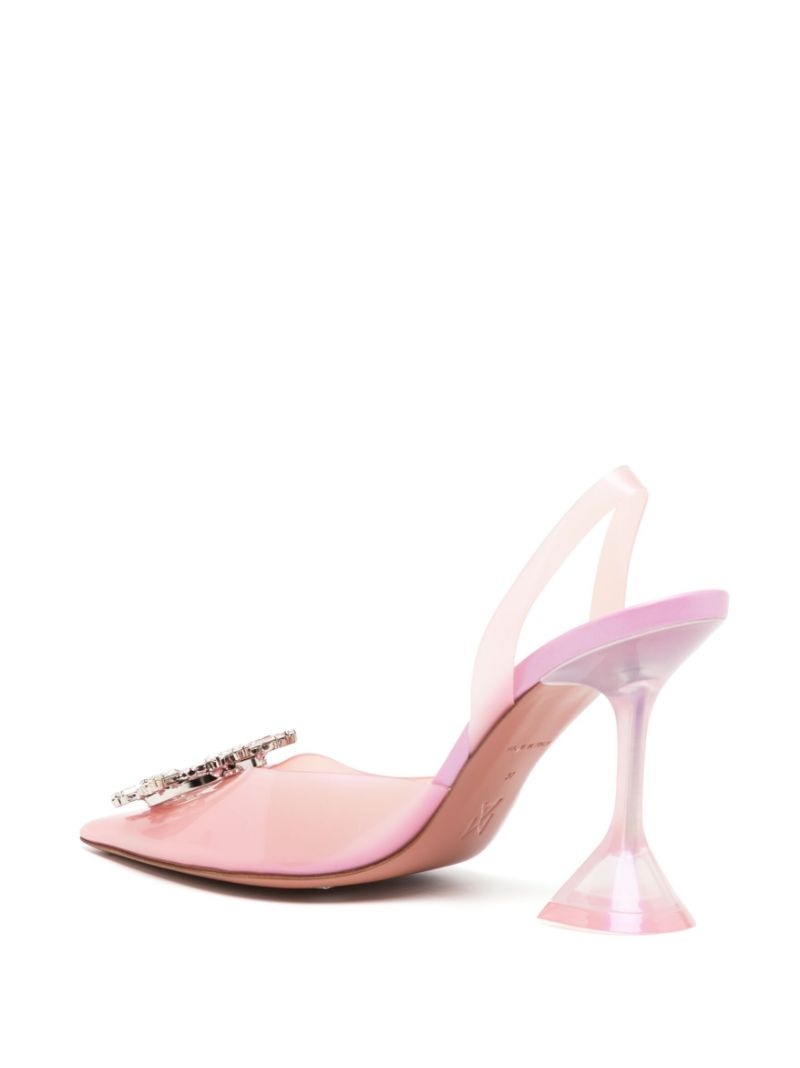 Begum 95mm transparent pumps - 3