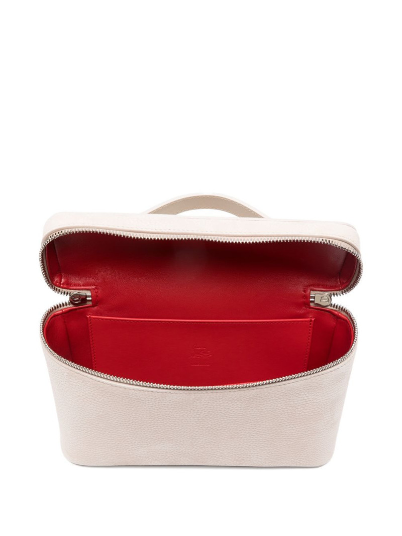 Djanis grained leather messenger bag 5