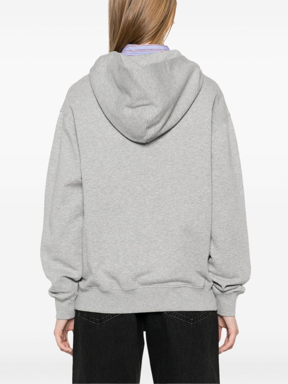 logo-print hoodie - 4