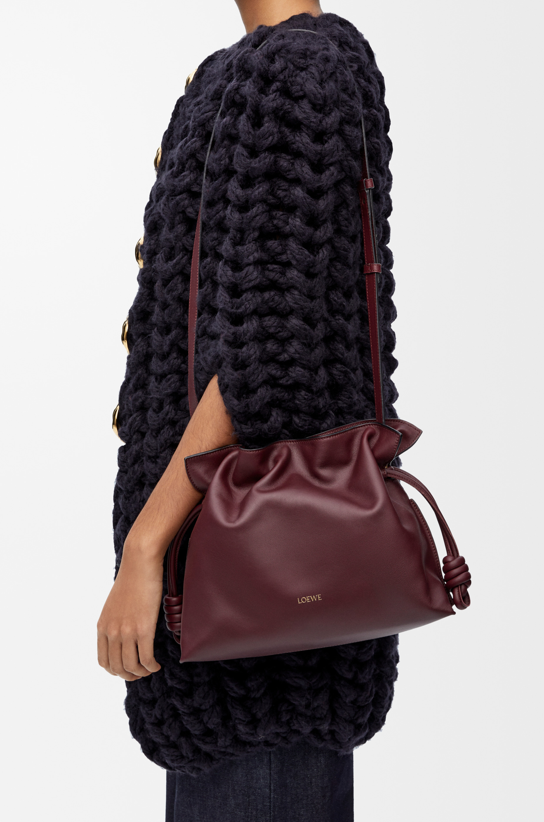 Flamenco clutch in nappa calfskin - 2
