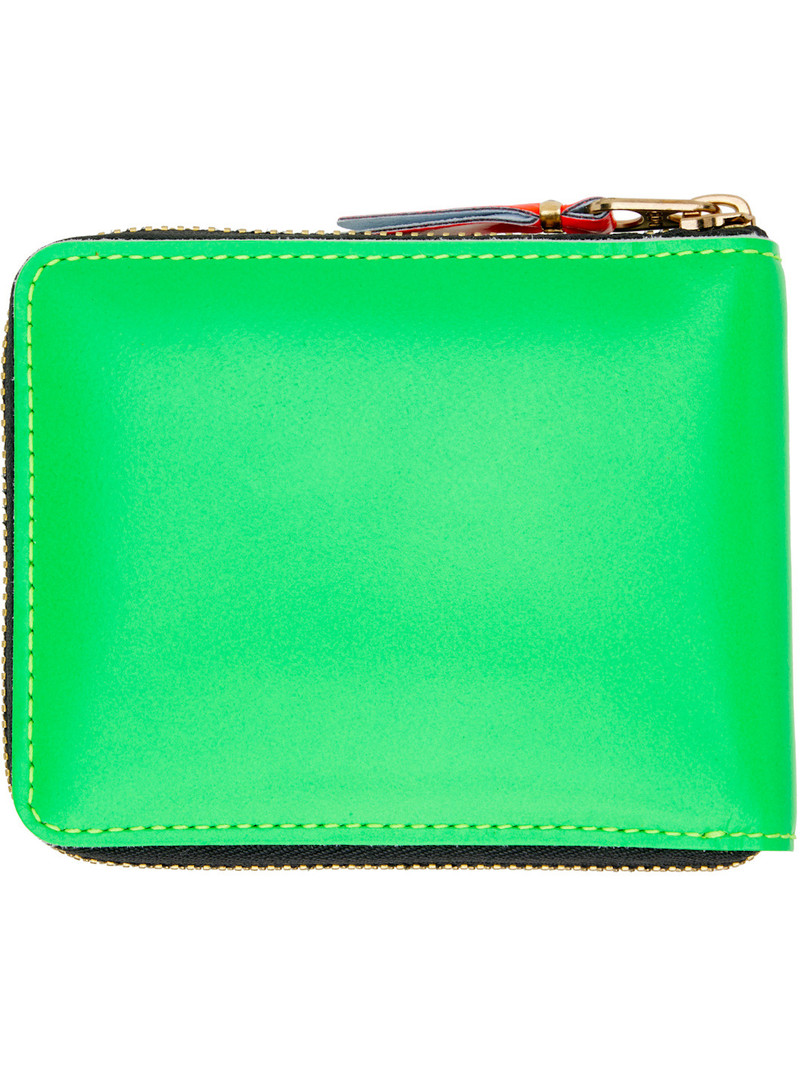 Comme Des Garçons Multicolor Super Fluo Group Wallet outlook