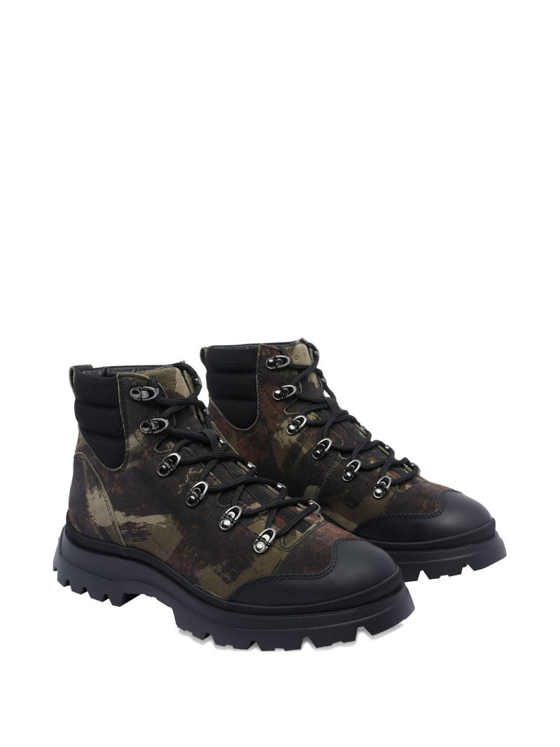 HOGAN leather hiking boots outlook
