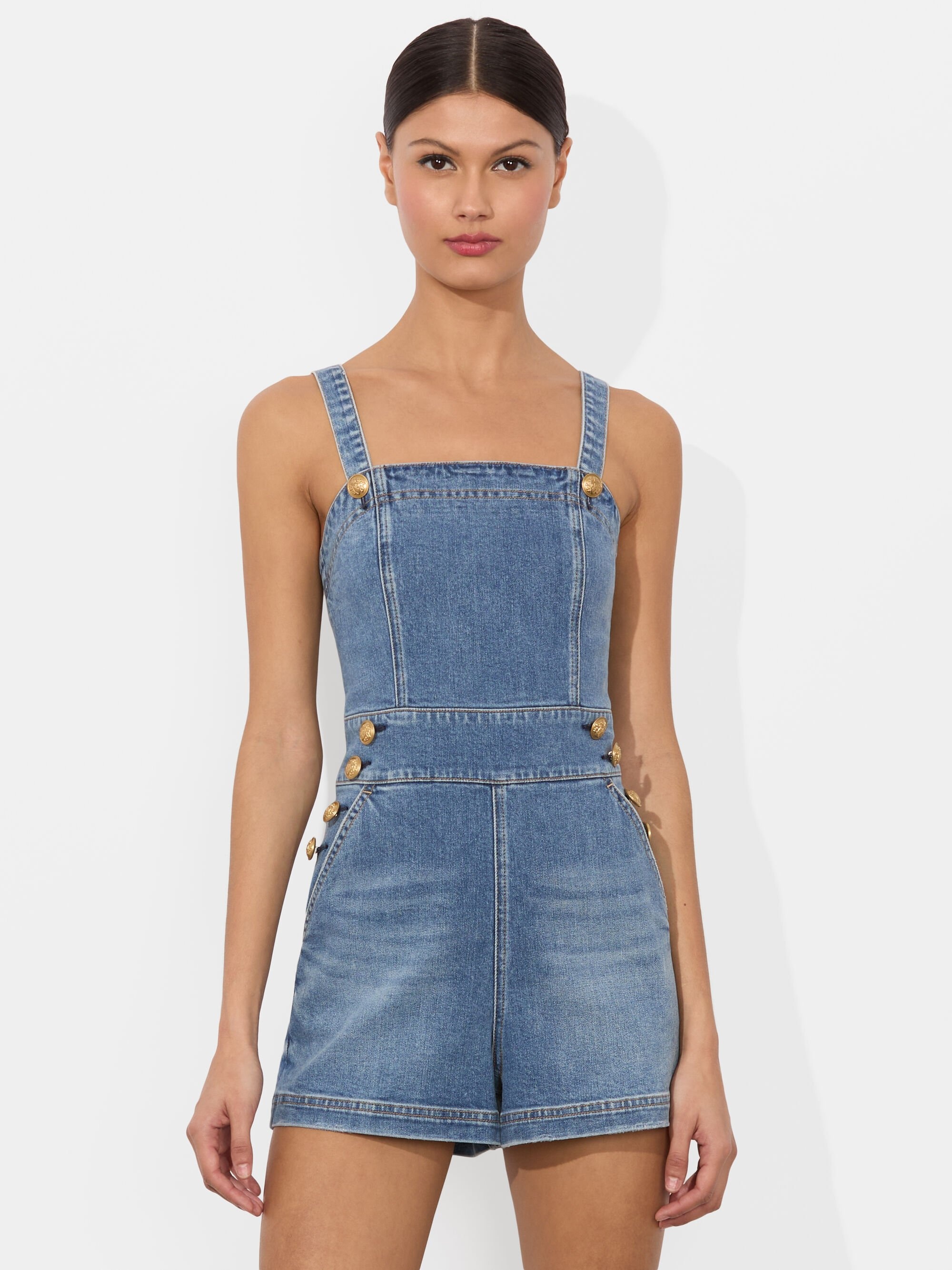 VITA DENIM ROMPER - 5