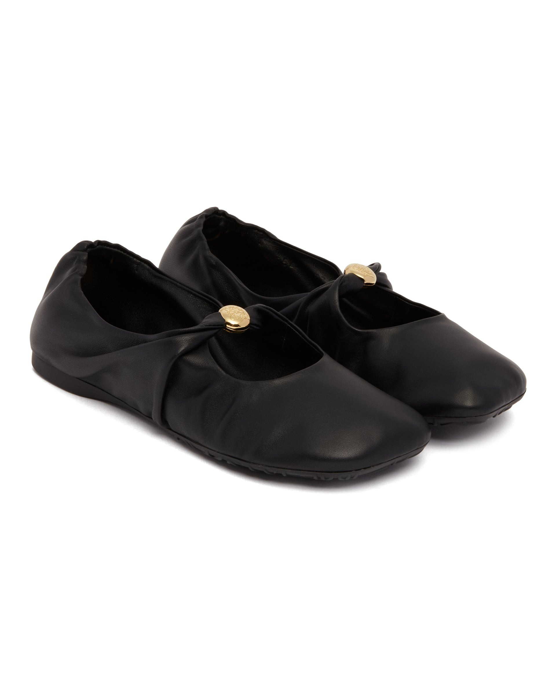 Black Pebble Soft Ballet Flats - 3