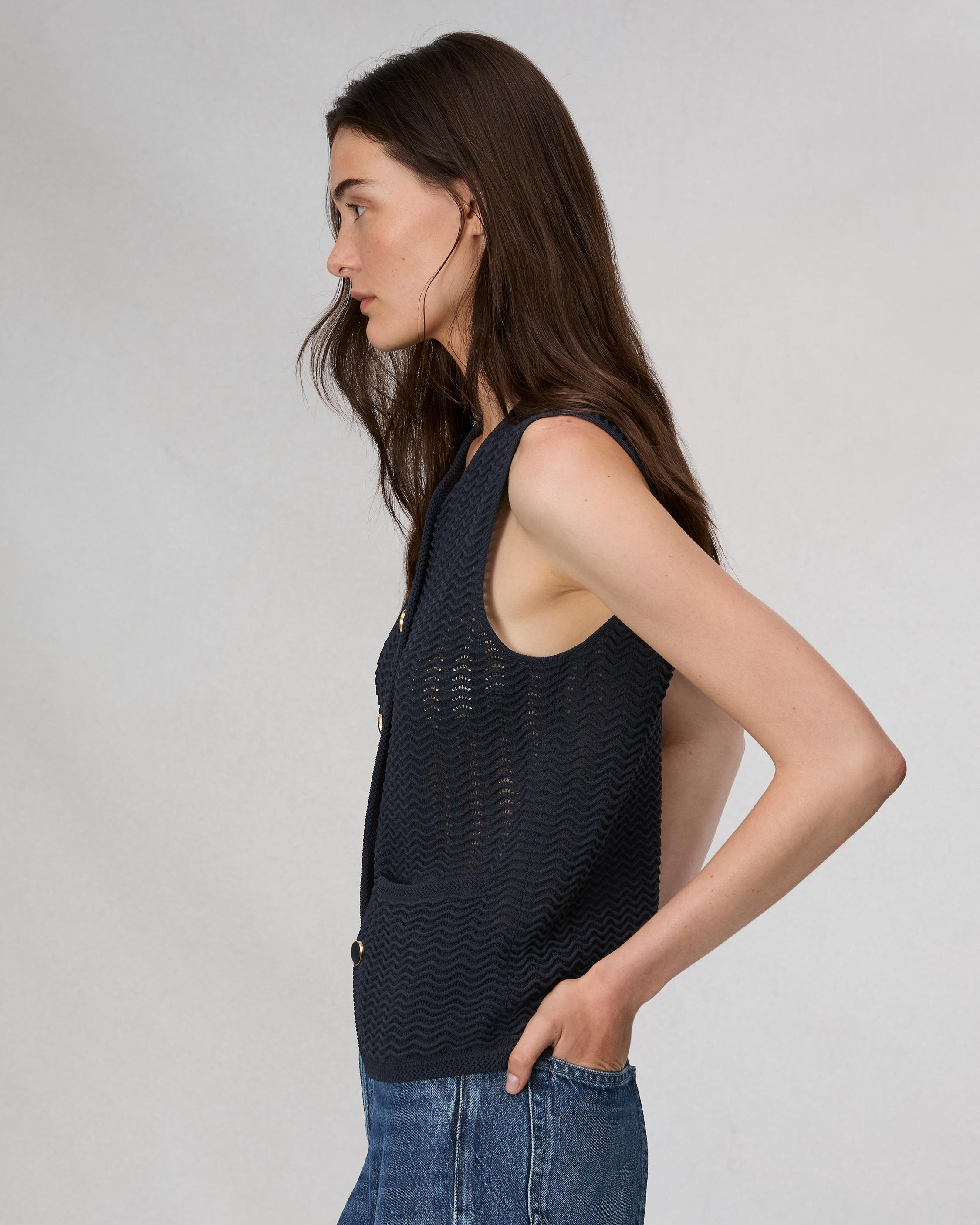 Elisa Cotton Vest - 4