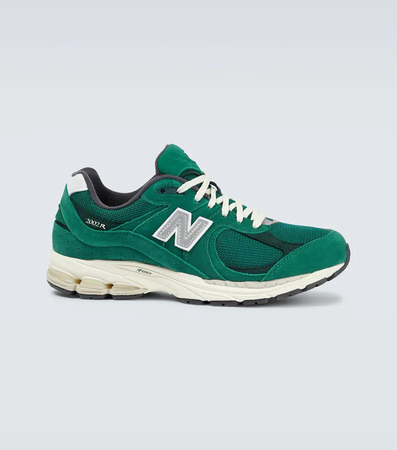 Suede and leather sneakers - 1