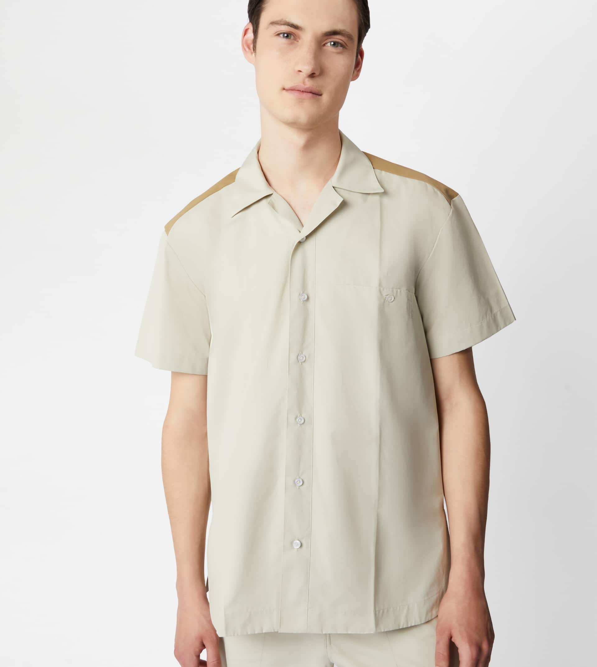 BOWLING COLLAR SHIRT - OFF WHITE - 4