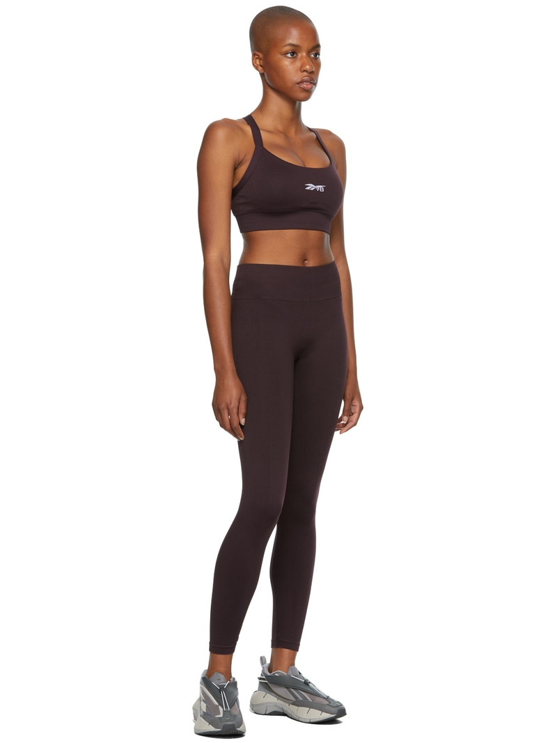 Reebok Purple Seamless Sports Bra outlook