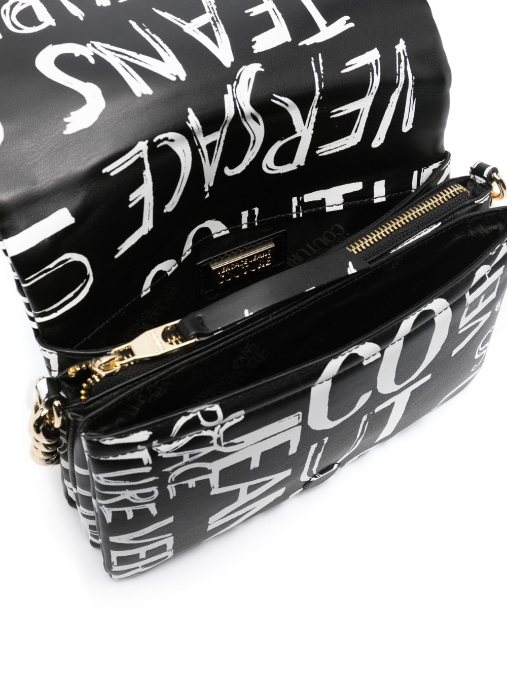 logo-print shoulder bag - 5