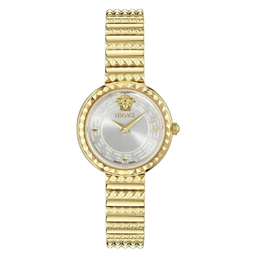 Versace Greca Goddess Petite Quartz Silver Dial Ladies Watch VEDFA0324 - 1