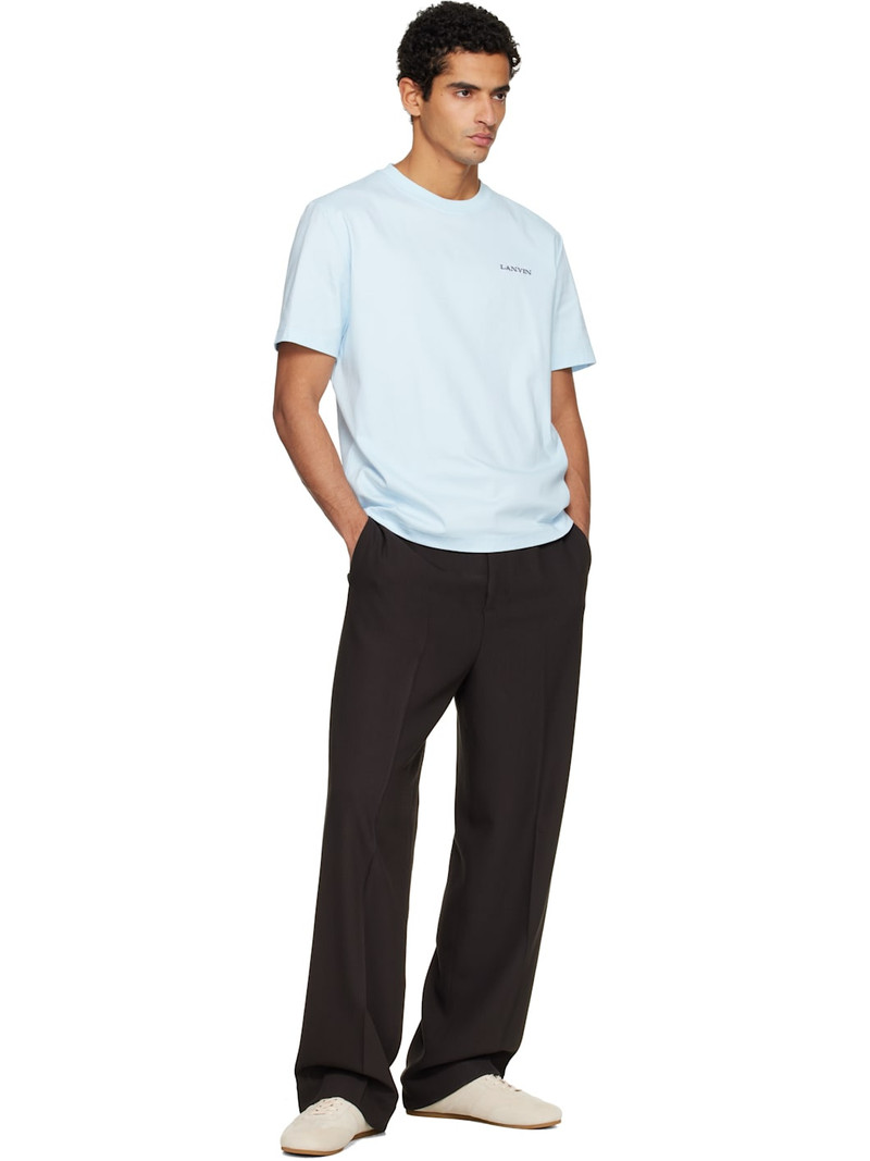 Lanvin Blue Bouclette Logo T-shirt outlook