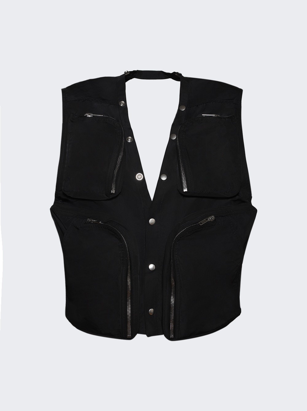 Rick Owens Cargo Vest Black | thewebster | REVERSIBLE