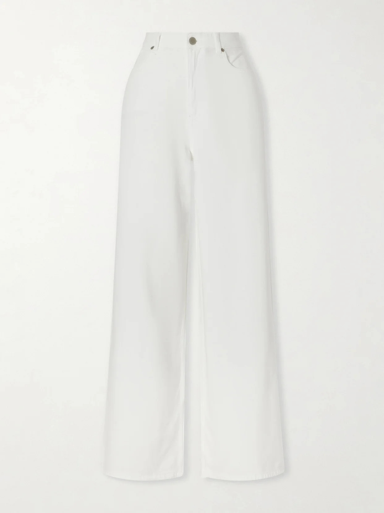 High-rise Wide-leg Jeans - 1