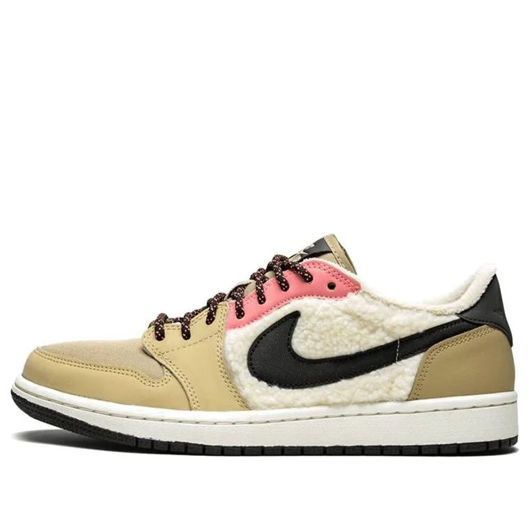 (WMNS) Air Jordan 1 Retro Low Fleece 'Parachute Beige' AQ0828-200 - 1