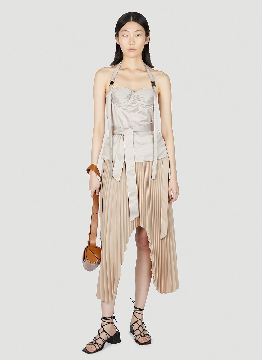 Satin Pleated Skirt - 2