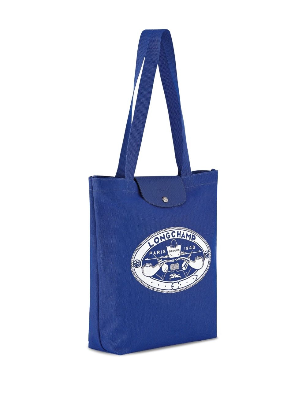 Le Pliage M logo-print tote bag - 3