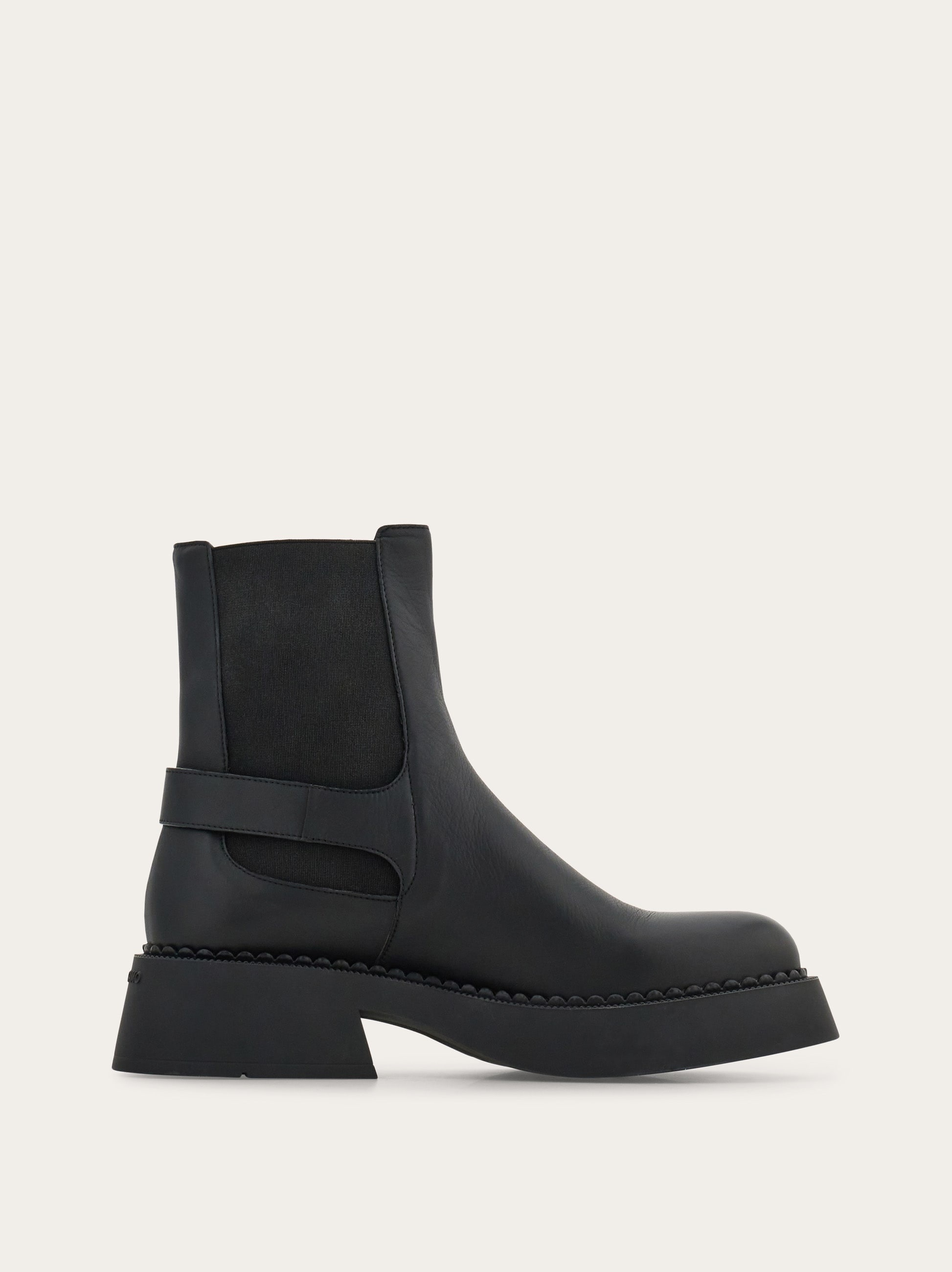 Gancini buckle Chelsea boot - 6