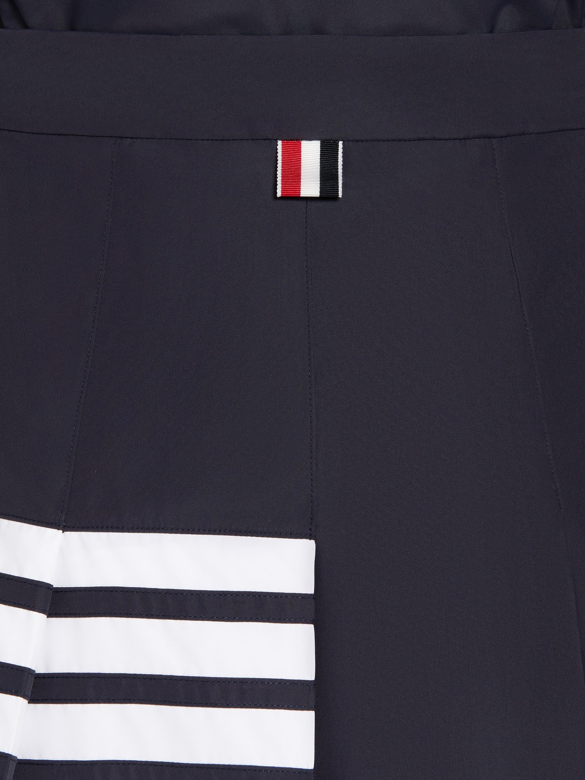 Navy Flyweight Tech 4-Bar Pleated Mini Skirt - 11