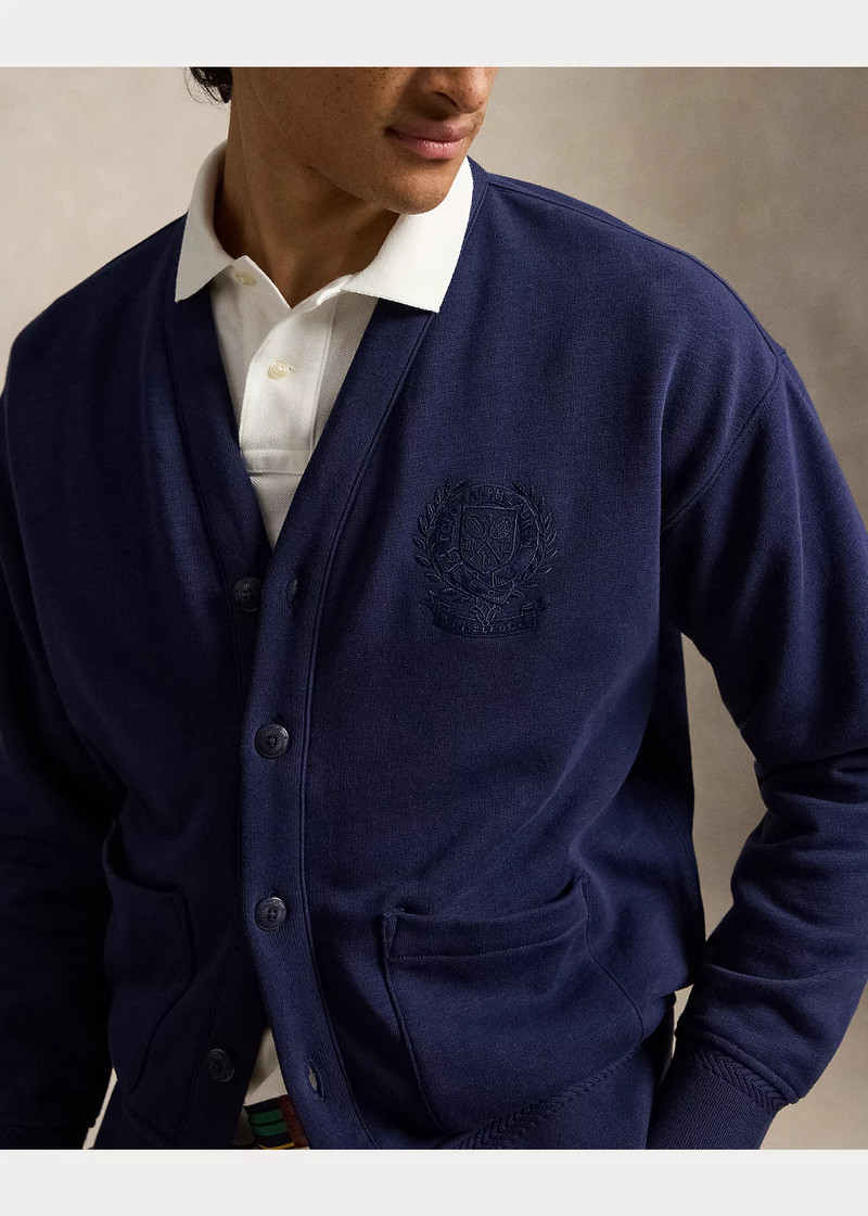 Wimbledon Relaxed Fit Crest Cardigan 5
