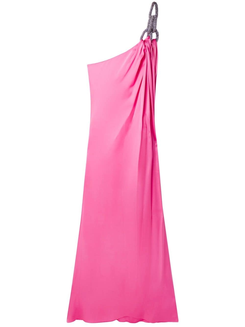 Falabella crystal-embellished satin gown - 1