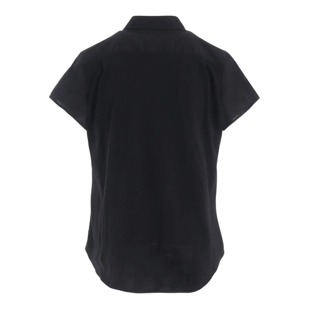 Double Layered Front Hem Blouse - 2