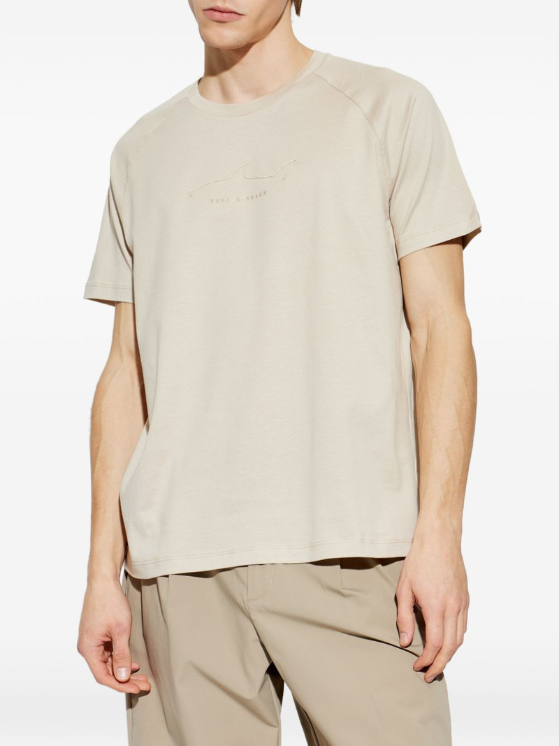 logo-embroidered T-shirt 3