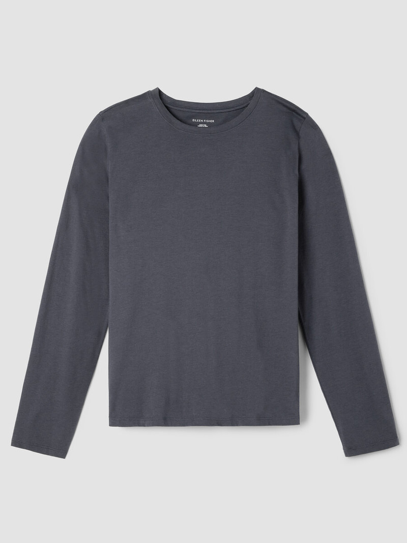 Organic Pima Cotton Jersey Long-Sleeve Tee 1