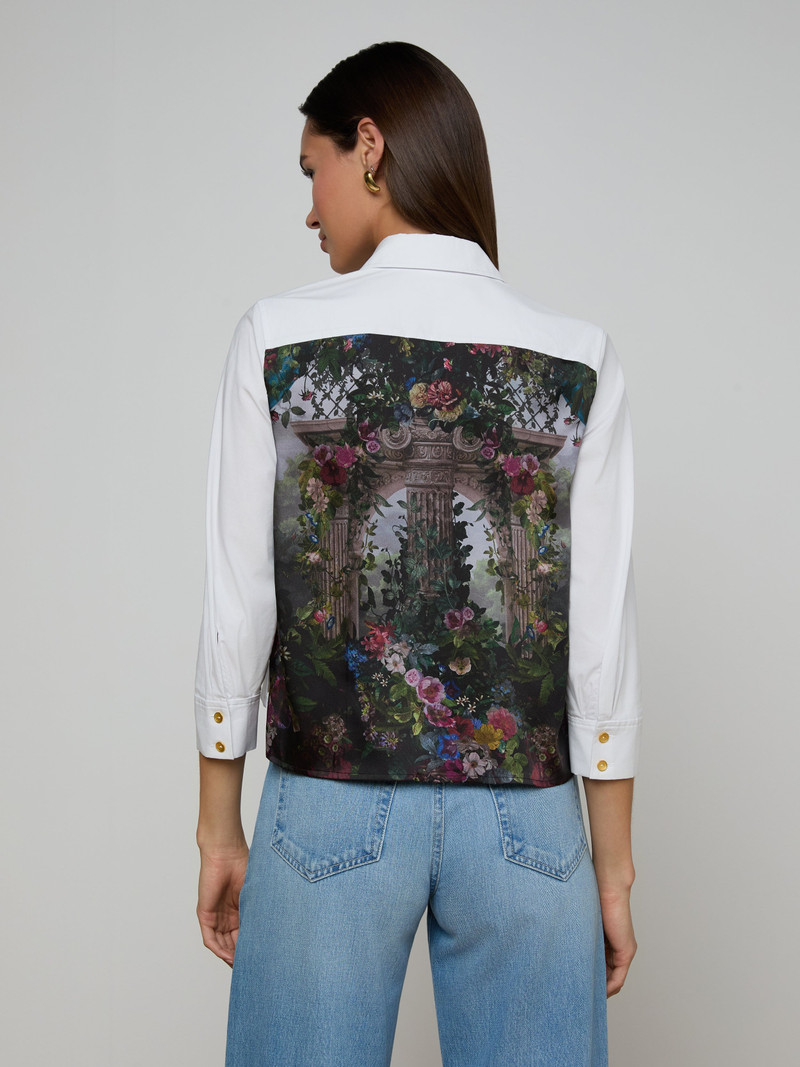 Fawn Floral Print Shirt 3