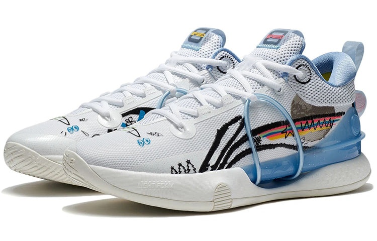 Li-Ning Speed 8 Premium 'White Blue' ABAS005-4 - 3